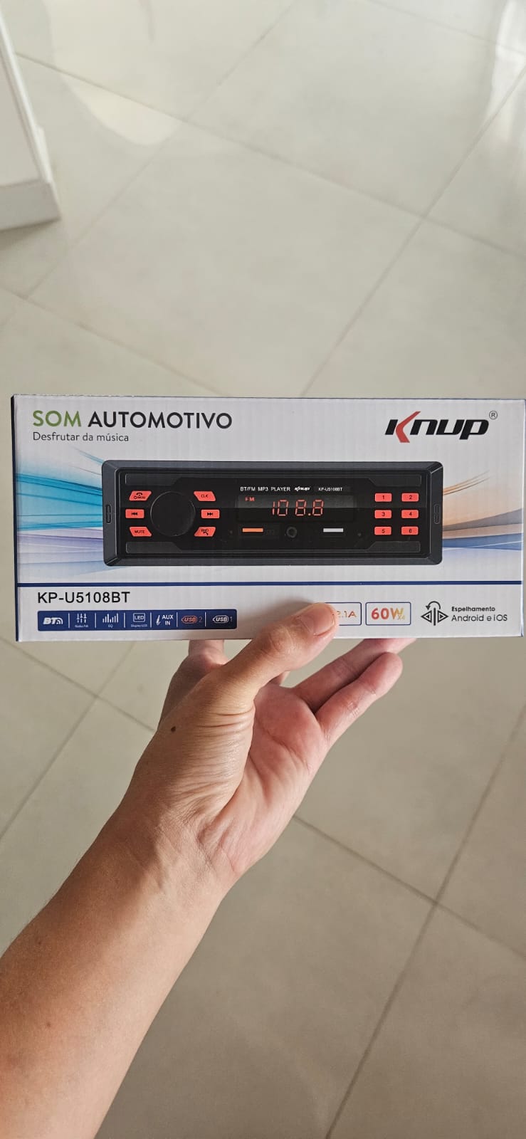 STEREO KNUP KP-U5108BT