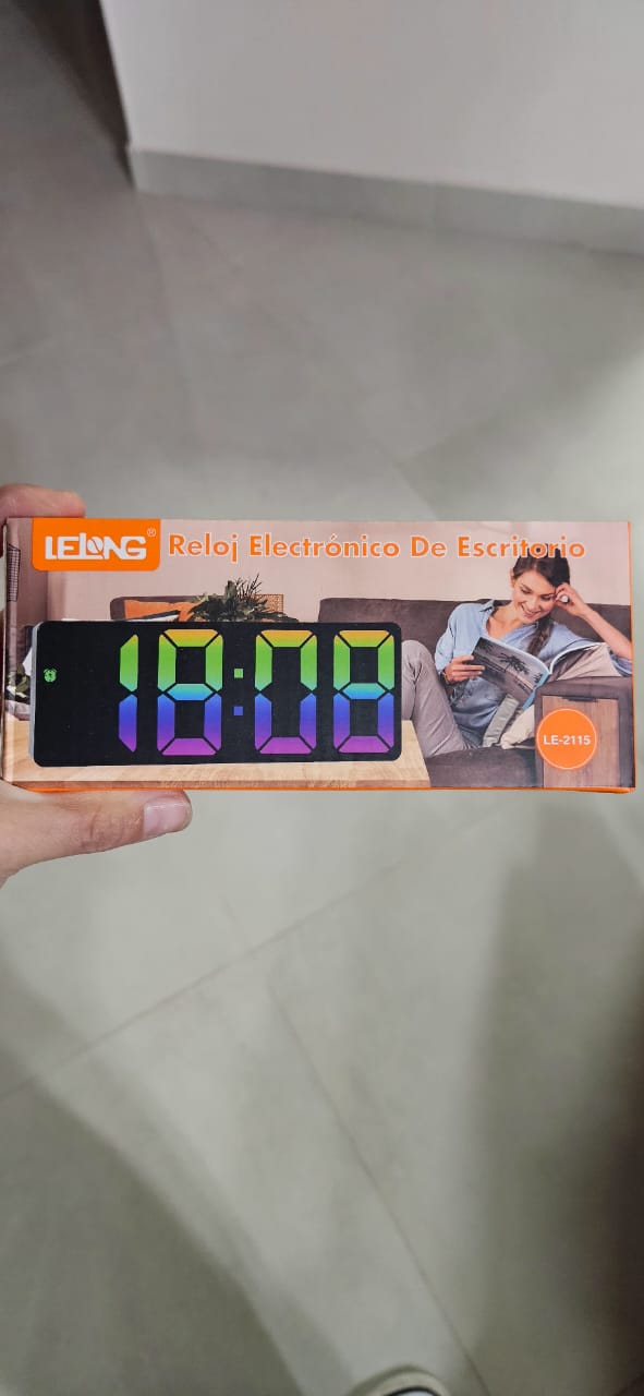 RELOJ ELECTRONICO DE ESCRITORIO LE 2115