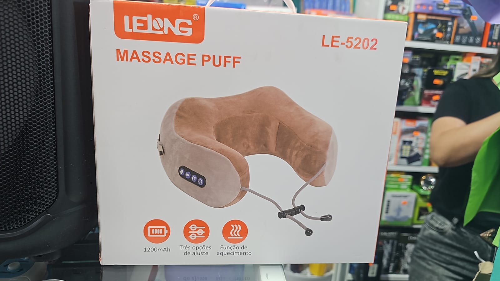 ALMOHADA MASAJEADOR CERVICAL LE-5202