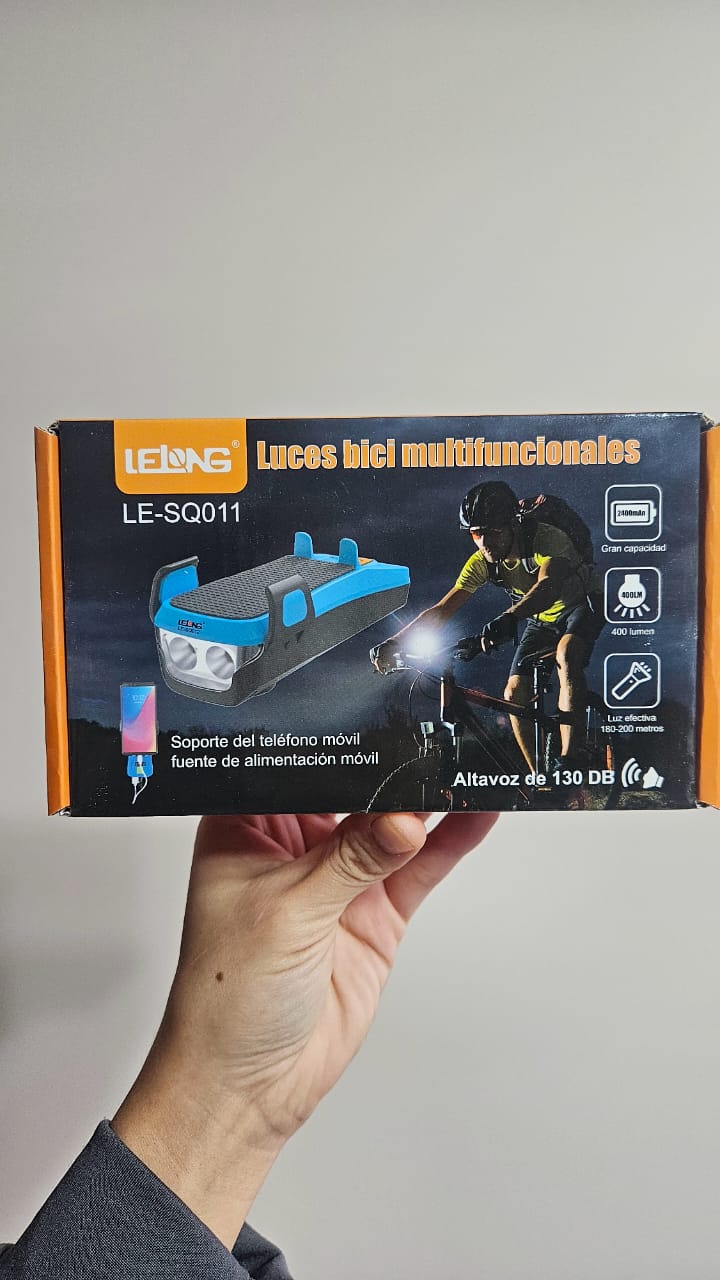LUCES BICI MULTIFUNCIONALES LE-SQ011