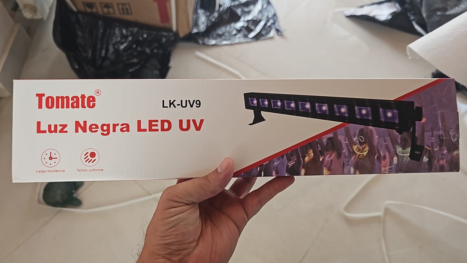 LUZ LASER NEGRA LK-UV9