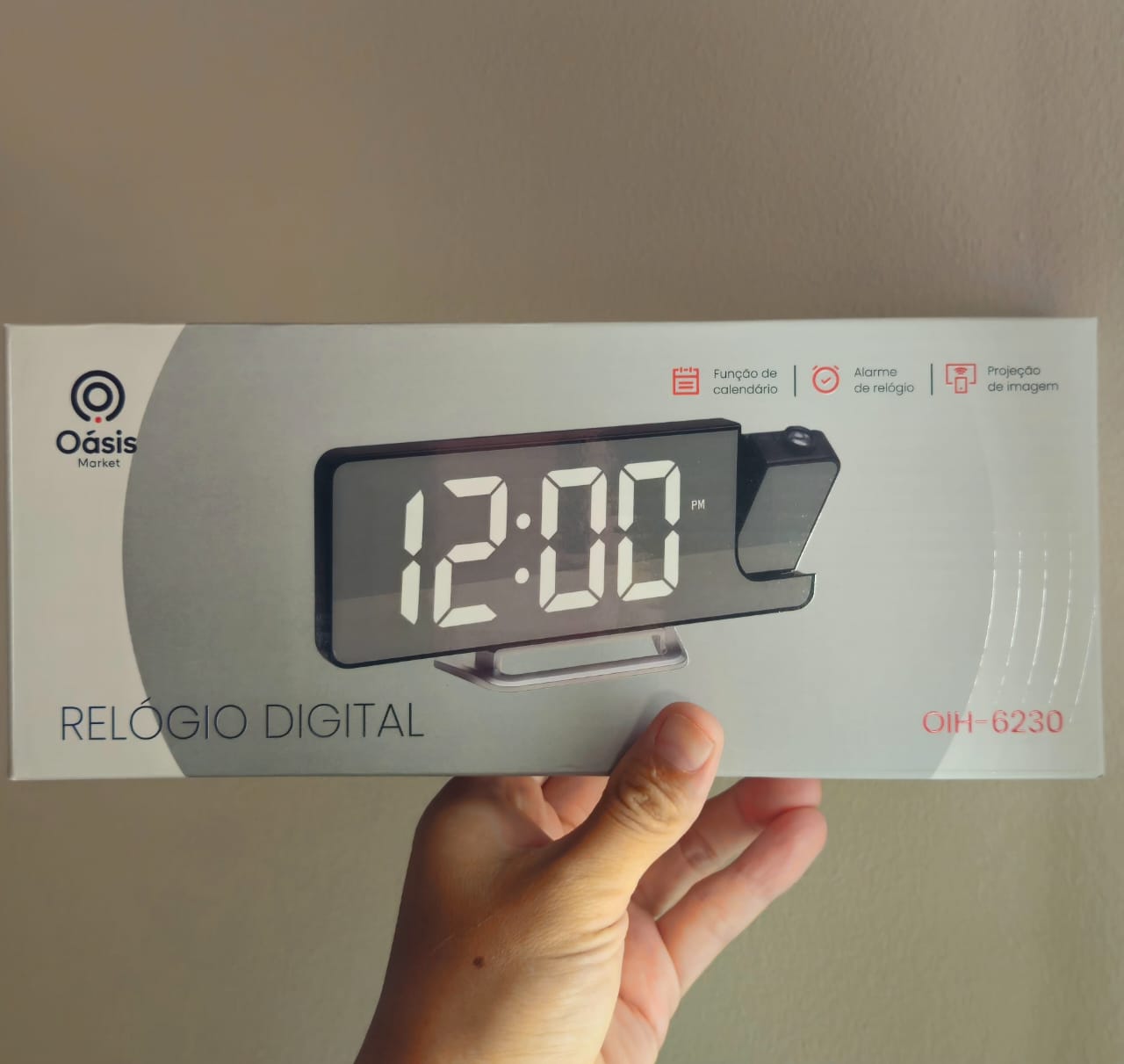 RELOJ CON PROYECTOR OIH-6230