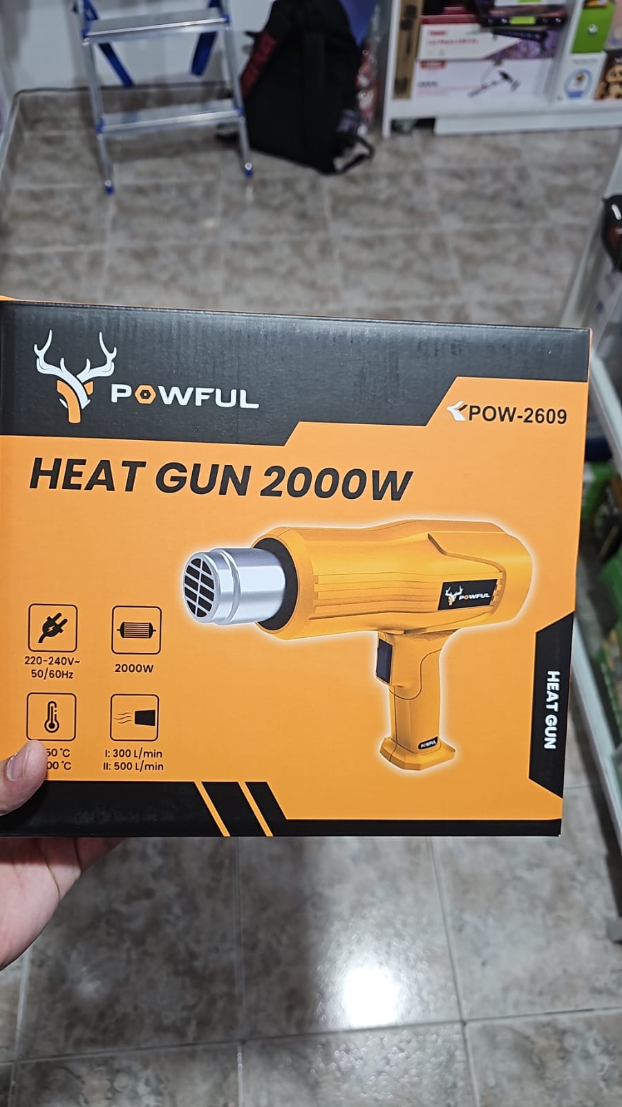 PISTOLA DE CALOR POW-2609