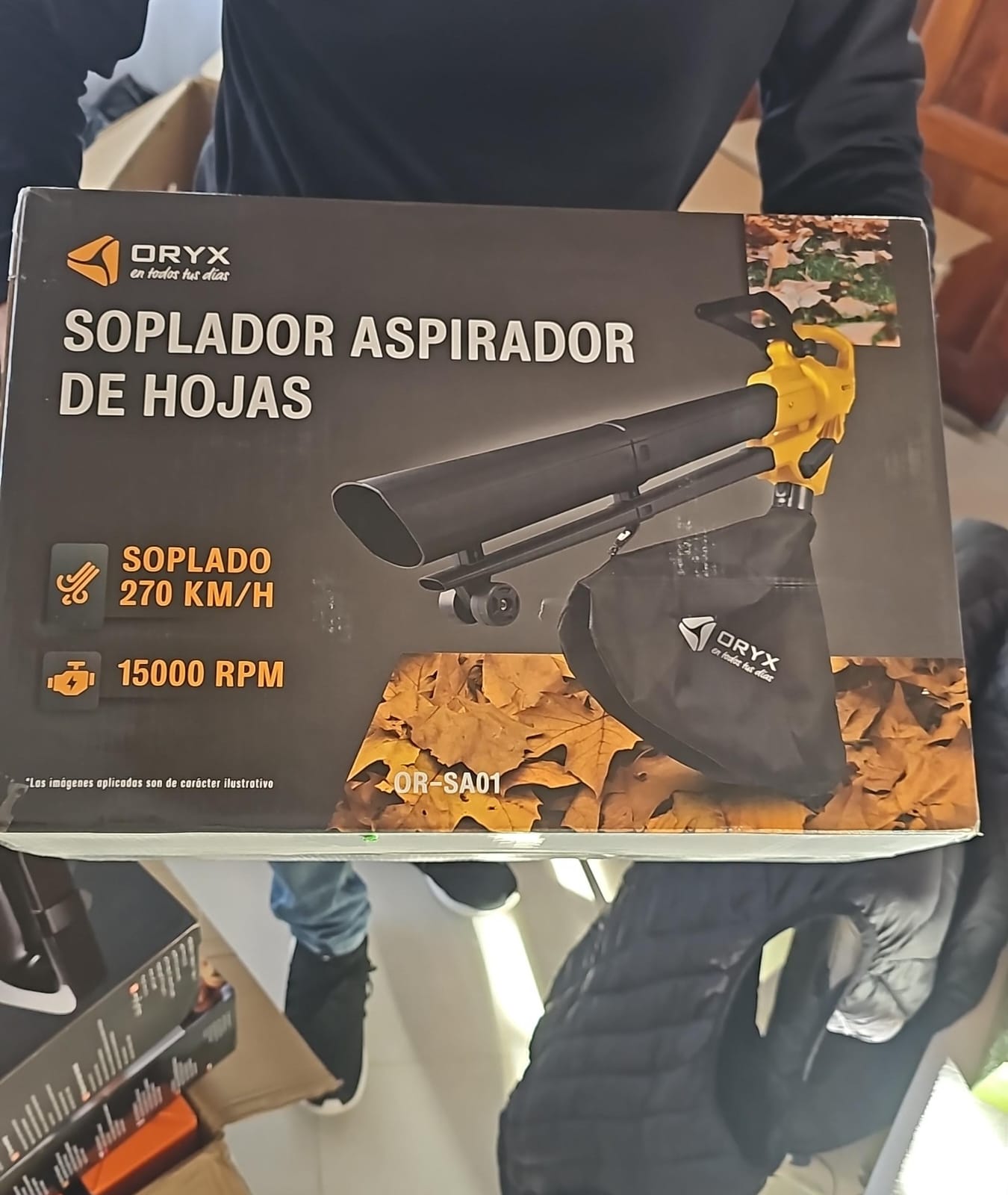 SOPLADOR ASPIRADOR DE HOJAS OR-SA01