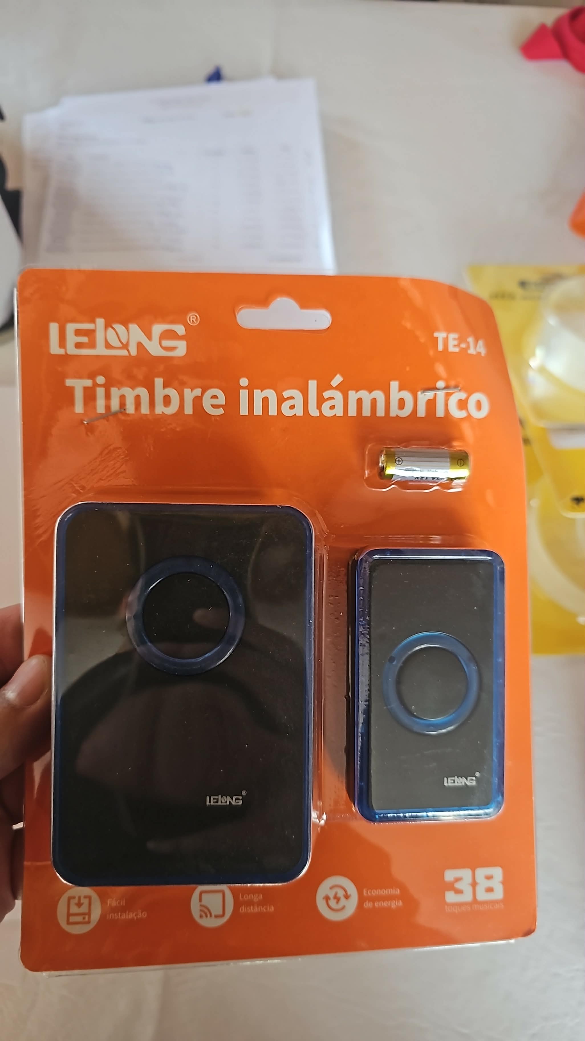 TIMBRE INALAMBRICO TE-14