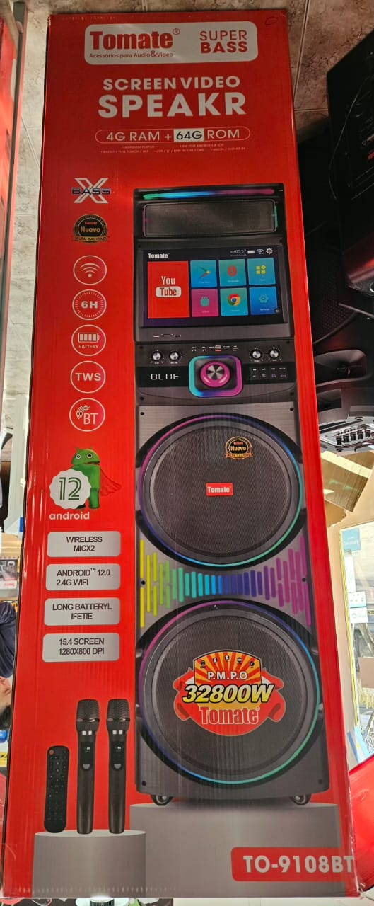 PARLANTE CON PANTALLA TO-9108BT
