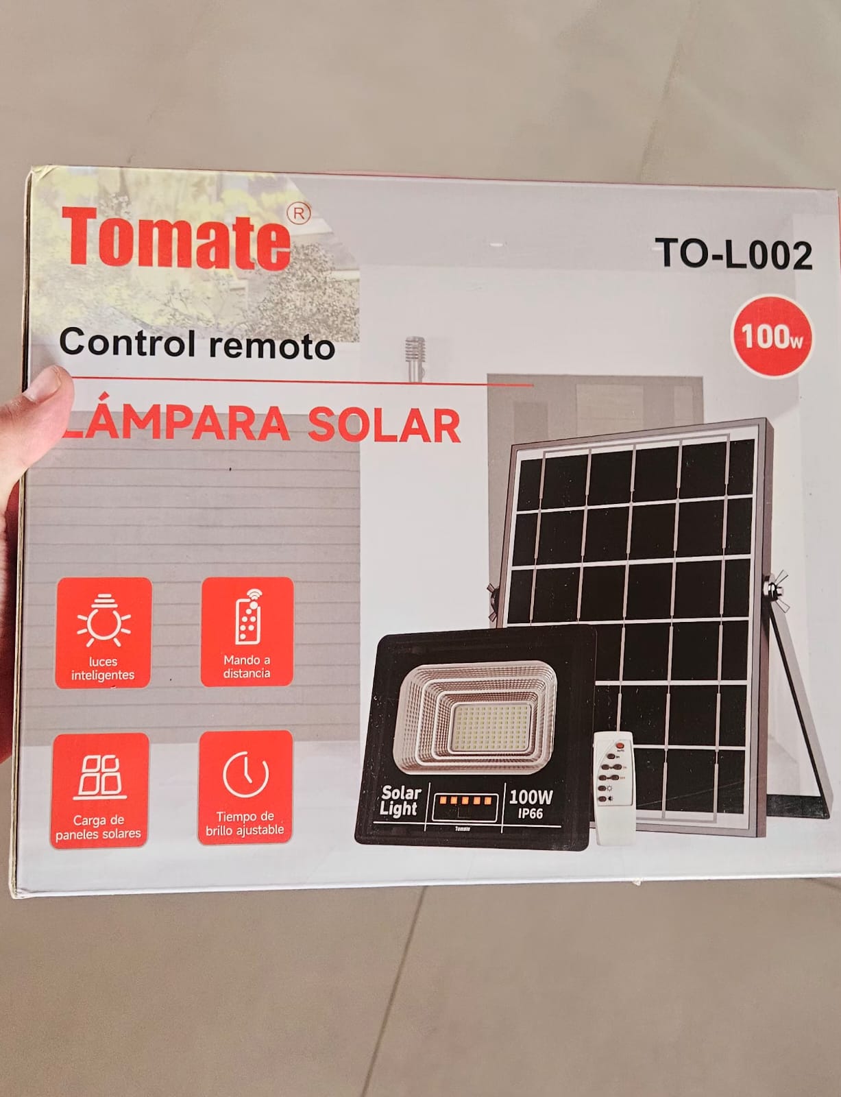 LAMPARA SOLAR 100W TO-L002