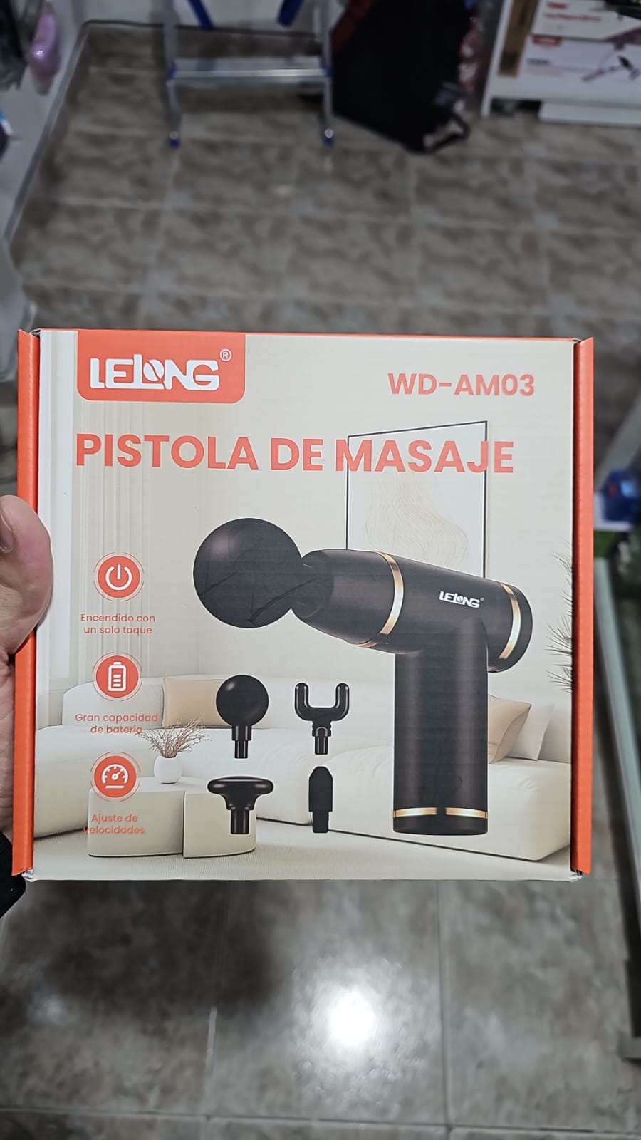 PISTOLA MASAJEADORA WD-AM03